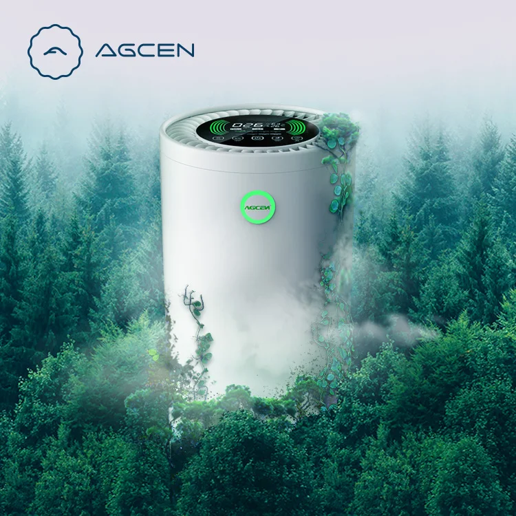 High Quality DC brushless silent Allergens odor PM2.5 Smoke remover ionizer air cleaner For Baby or Pregnant