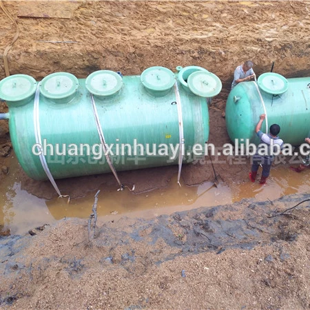 FRP septic tank for camping sewage treatment plant for camp wastewater treatment