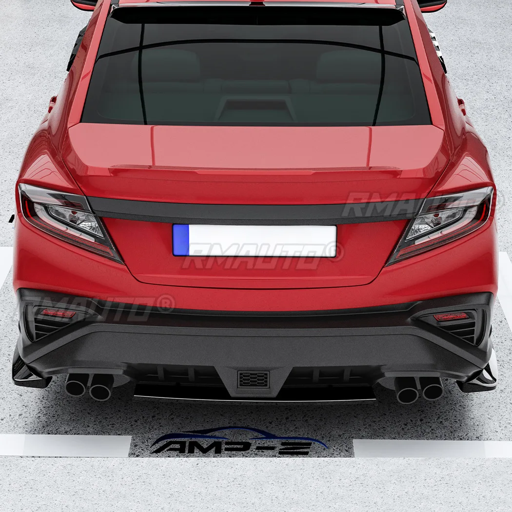 Rear Bumper Diffuser Lip Spoiler Rear Bumper Splitter For Subaru WRX STI VB 2022+ Body Kit Car Accessories