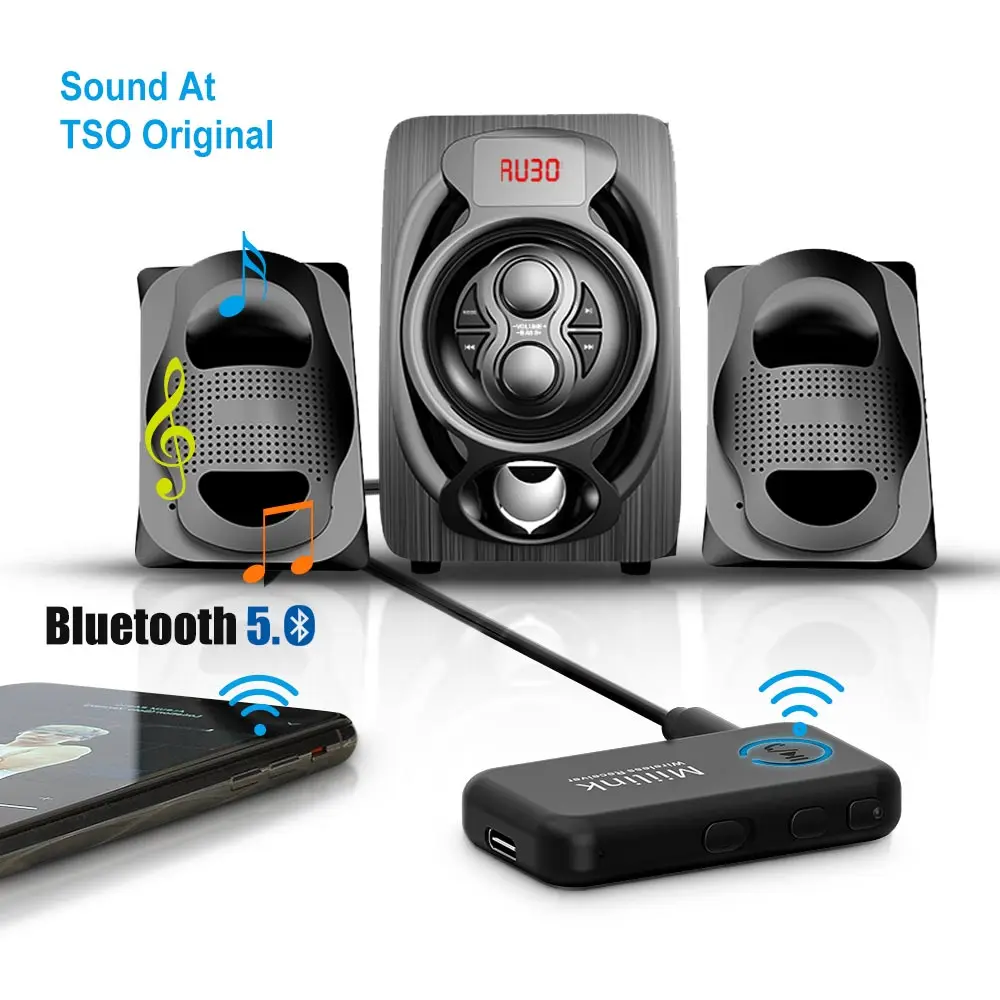  Мини беспроводной Bluetooth AUX-приемник 3 5 мм Автомобильный 0 аудио музыкальный ресивер адаптер приносит TSO оригинальный звуковой