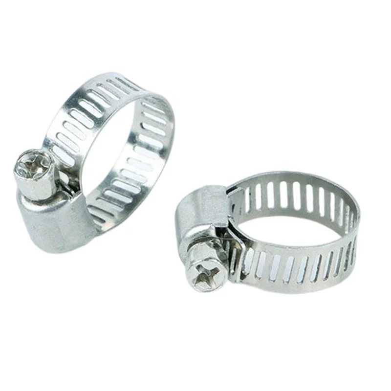 Hot Sale American Type Hose Clamps Stainless Steel Worm Drive Clips