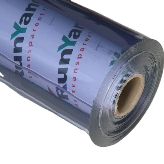 soft PVC transparent light blue super clear film