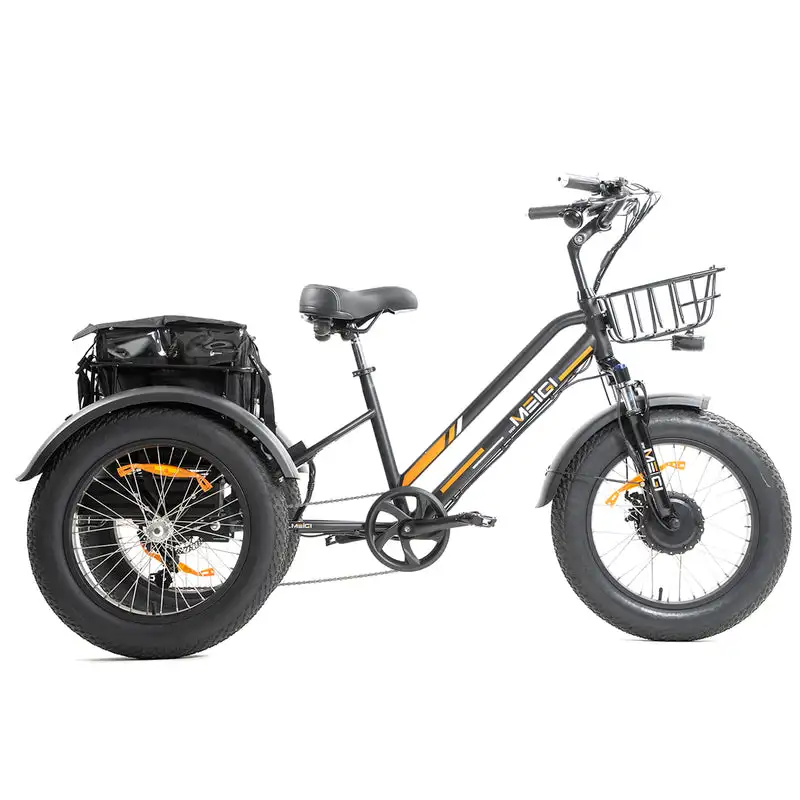 Электрический Грузовой Велосипед meilan tricimoto Bafang 750 Вт грузовой велосипед электрический трехколесный электронный для США в наличии