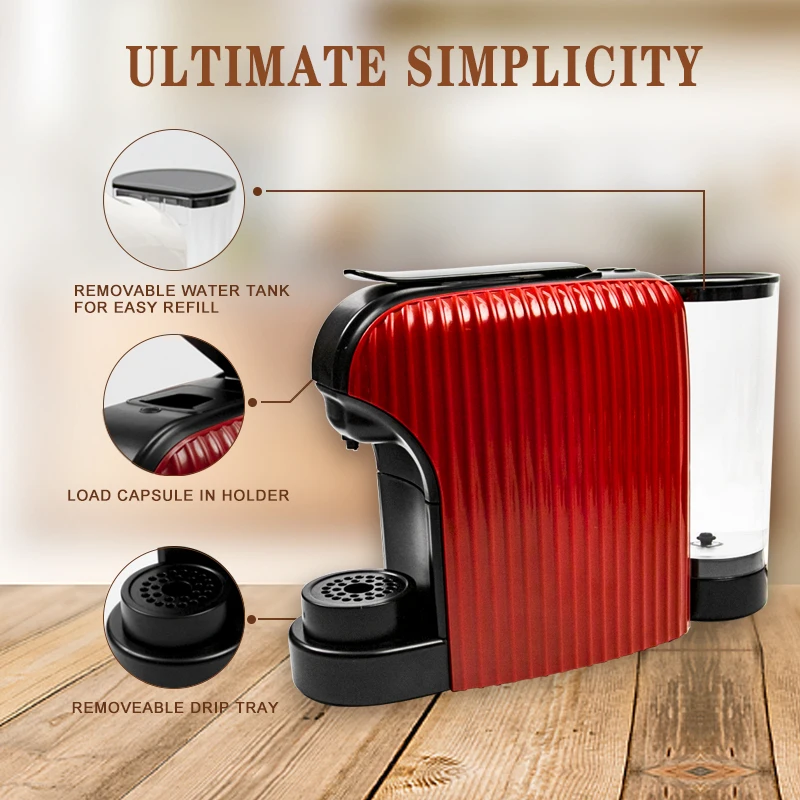 Factory Wholesale Custom Logo Capsule Coffee Maker Espresso Machine