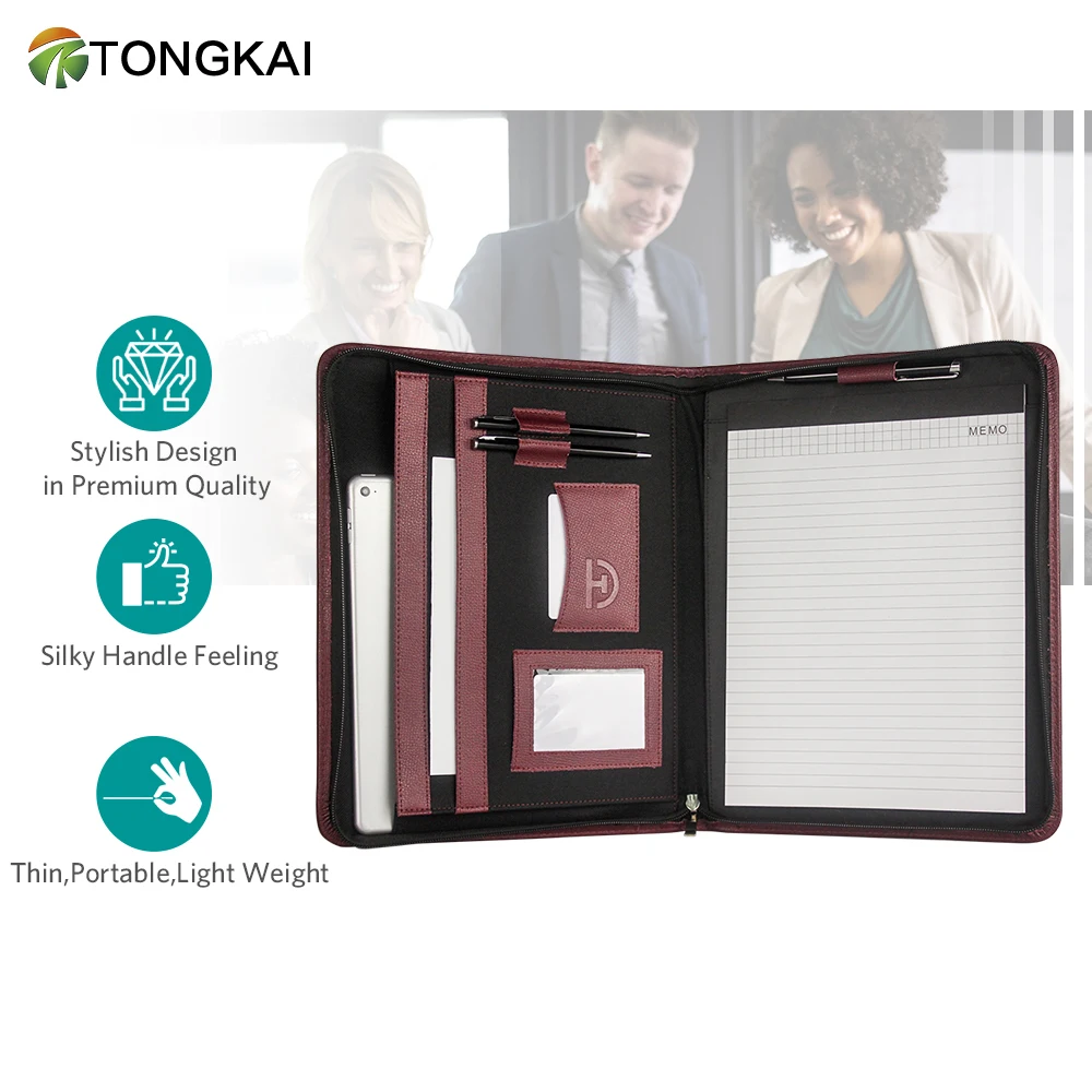 A4/A5, портфолио для конференций руководителей, индивидуальный органайзер для документов из искусственной кожи