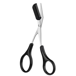 Wholesale Makeup Tools custom logo eyelash Cosmetic Scissors eyebrow trimmer scissors with comb