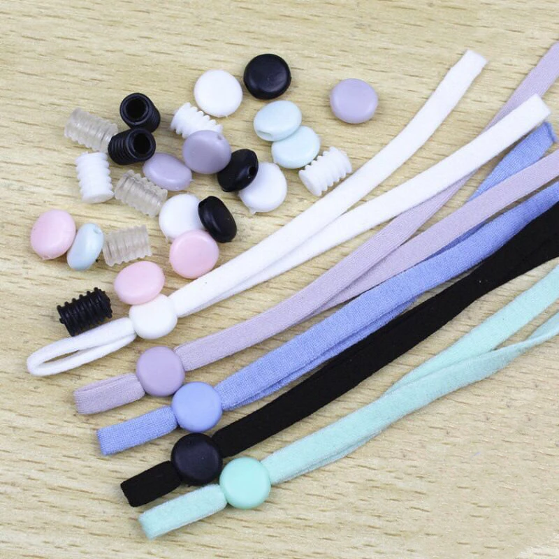 
Оптовая продажа регулируемых белых и черных резиновых силиконовых заглушек для маски 