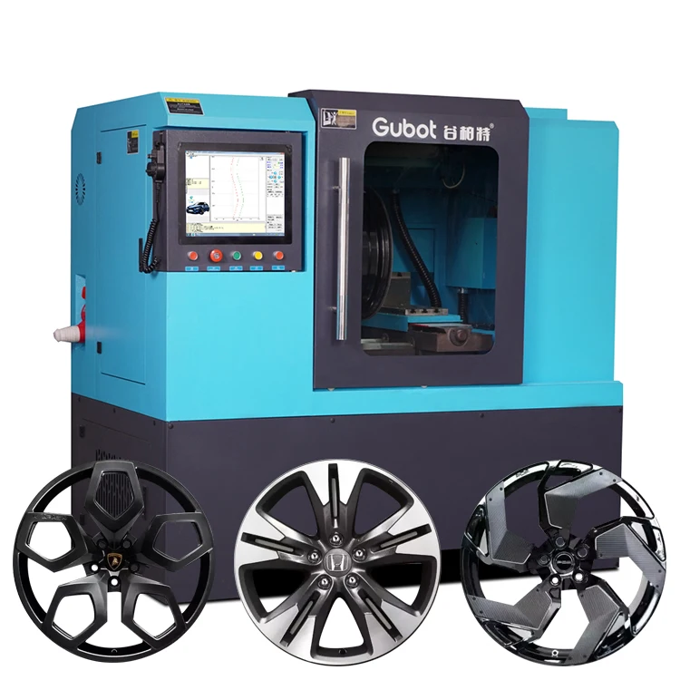 Chinese style model car wheel repair cnc diamond cut machine