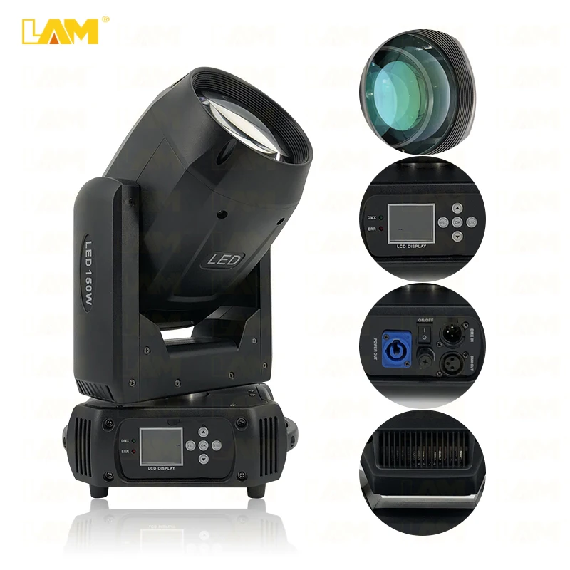 New Disco Mini Stage Lighting Equipment Professional Sharpy Beam Light Led 150W Moving Head Spot Light Indoor For Dj Nightclub