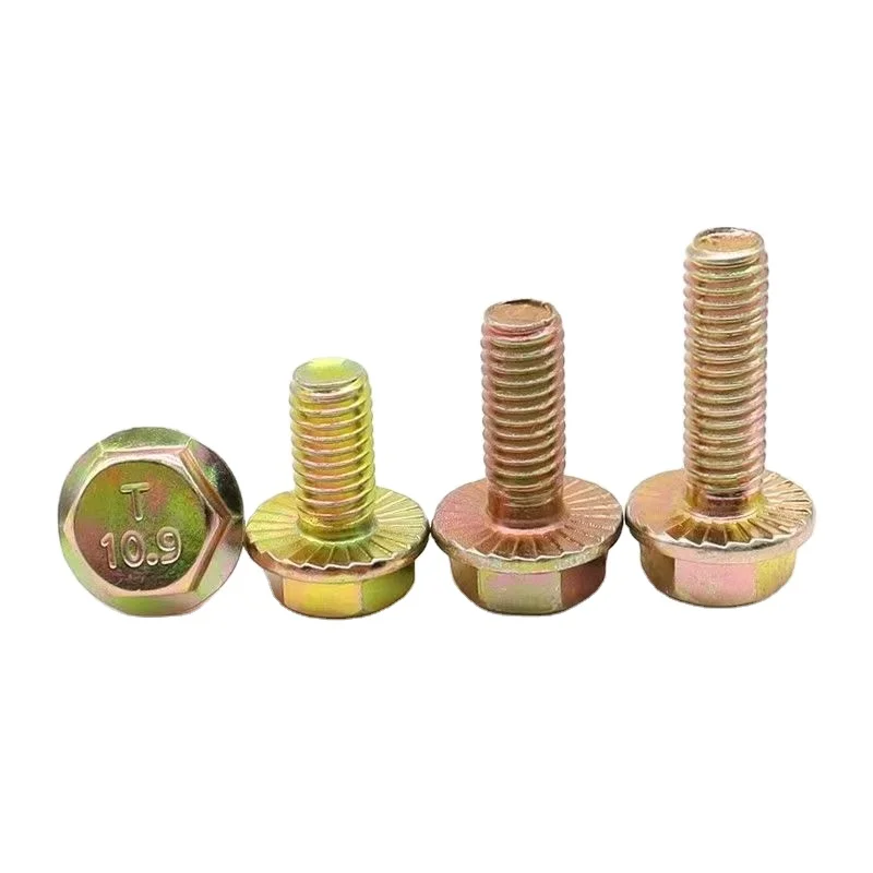 steel M14 M12 M18 wholesale M20 M10 DIN6921 M6 DIN6922 grade 8 flange bolts
