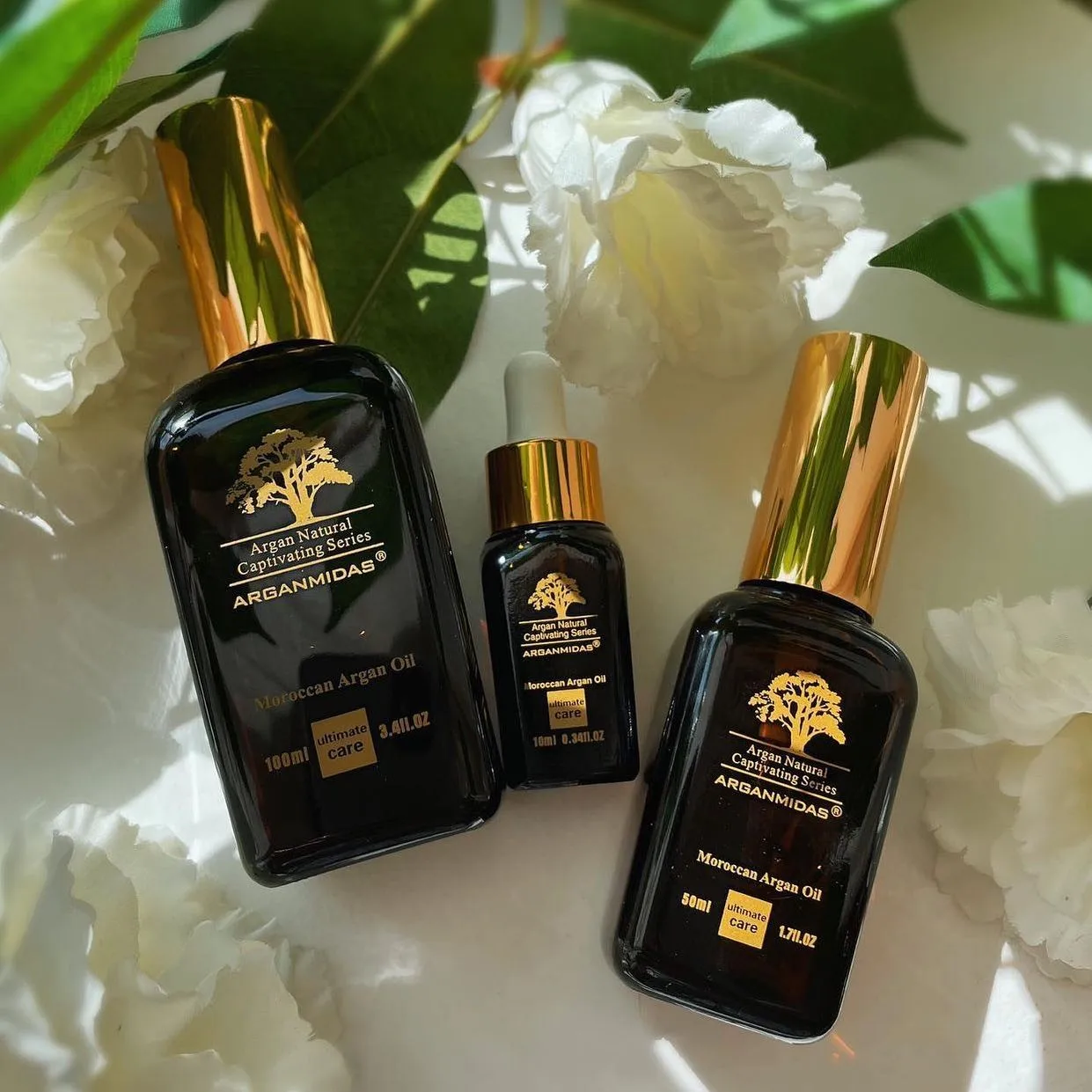 Arganmidas Professional Hair Treatment Natural Moroccan Argan Oil Nourish Repair Organic Hair Essential Oil