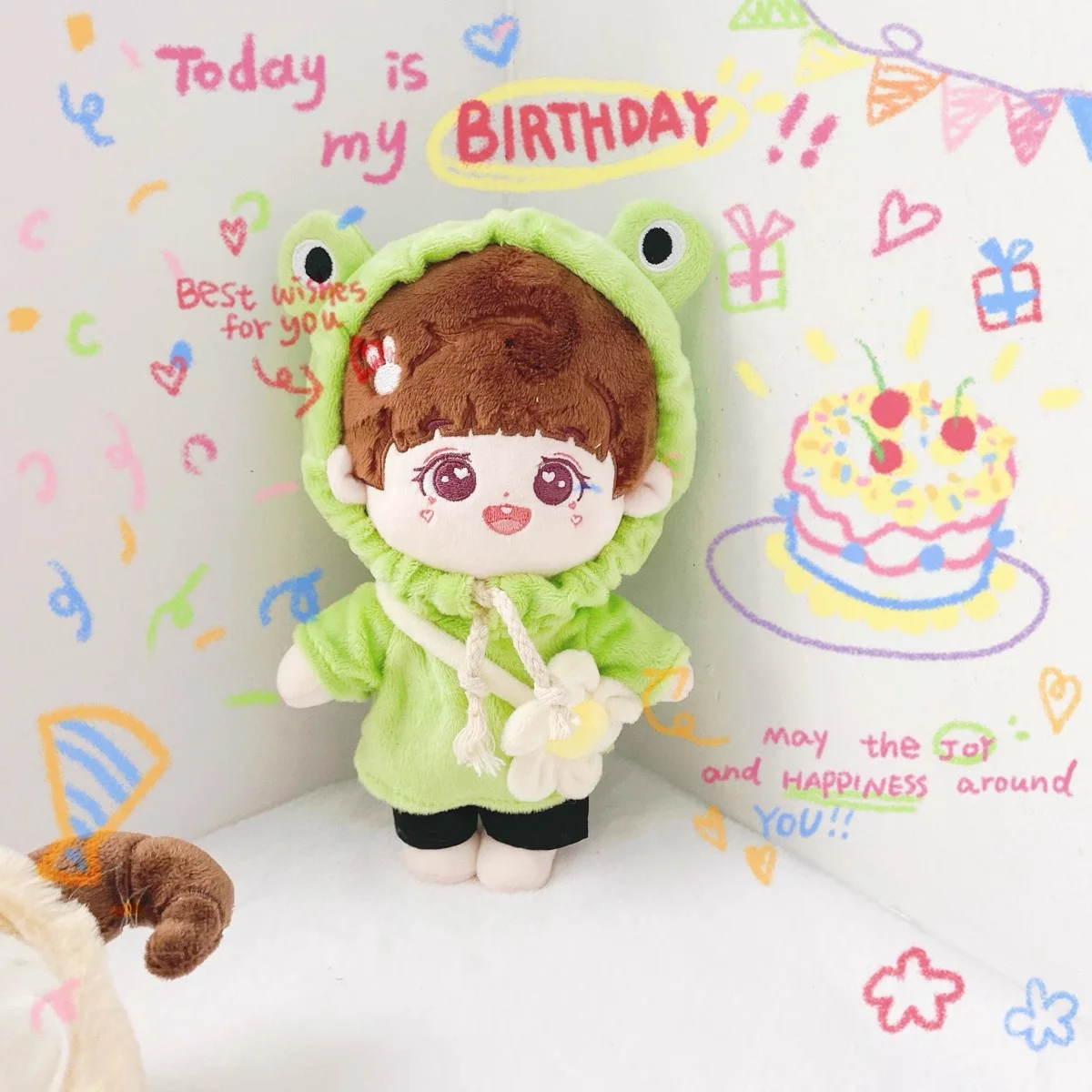 Factory Made Plushie Stuffed Doll Kpop Korean Idol Doll and Japanese Style Cartoon Clothes Custom Plush