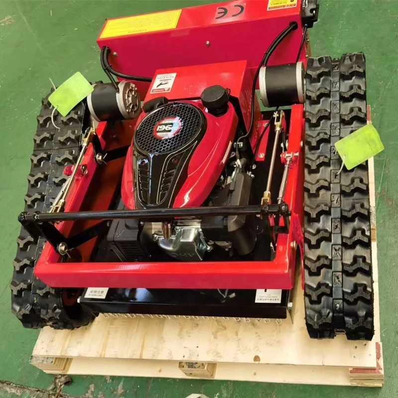 Available in Stock Now  Crawler Zero Turn Lawn Mower With Remote Control For Grass Cutting