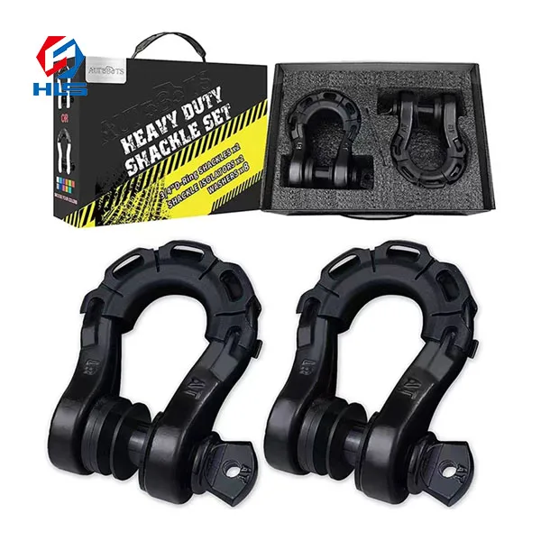 8Ton 7/8' Dee Shackle for Off-Road Vehicle Trailer Galvanized Alloy Steel towing shackle Dee US Industrial US Type Bow Shackles