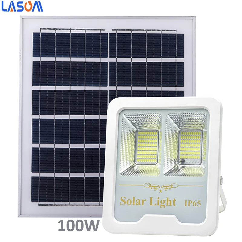 China Supplier IP65 Outdoor Garden Flood Light Solar Charging Lamp Fixture China Factory High Brightness Outdoor Waterproof