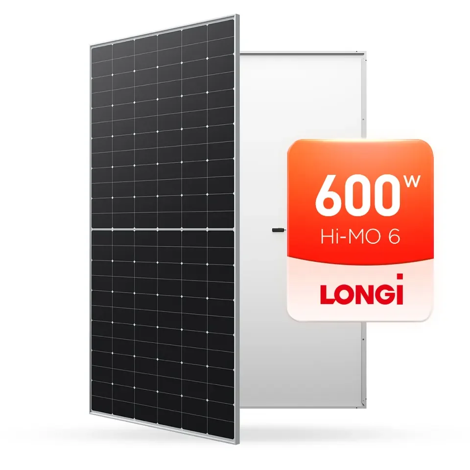 High Quality Mono Photovoltaic Panel Hi Mo 6 580 W Explorer Bificial Longi Hi-mo 6 Solar Panels Lr5-72hth 580 600m