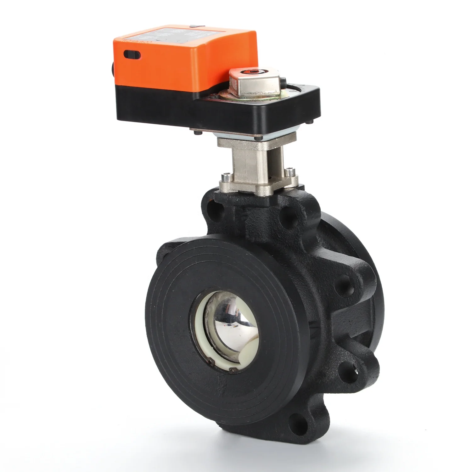 2-Way 65/80/100/125/150DN Hvac Cast Iron Control Spring Return Electric Motorized Ball Valve