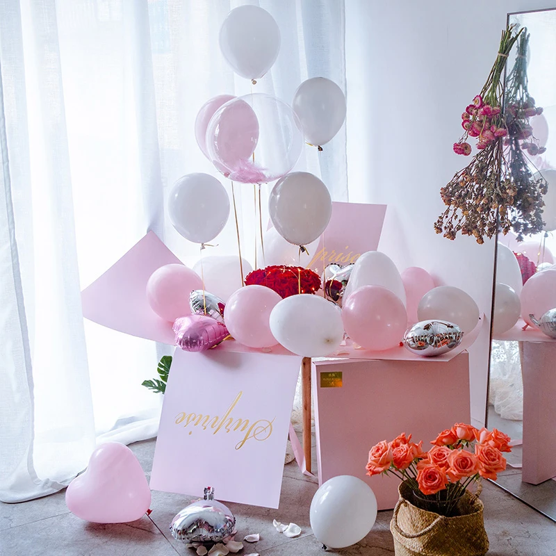 lNS popular balloon gift box birthday gift surprise box party wedding surprise explosion gift boxes