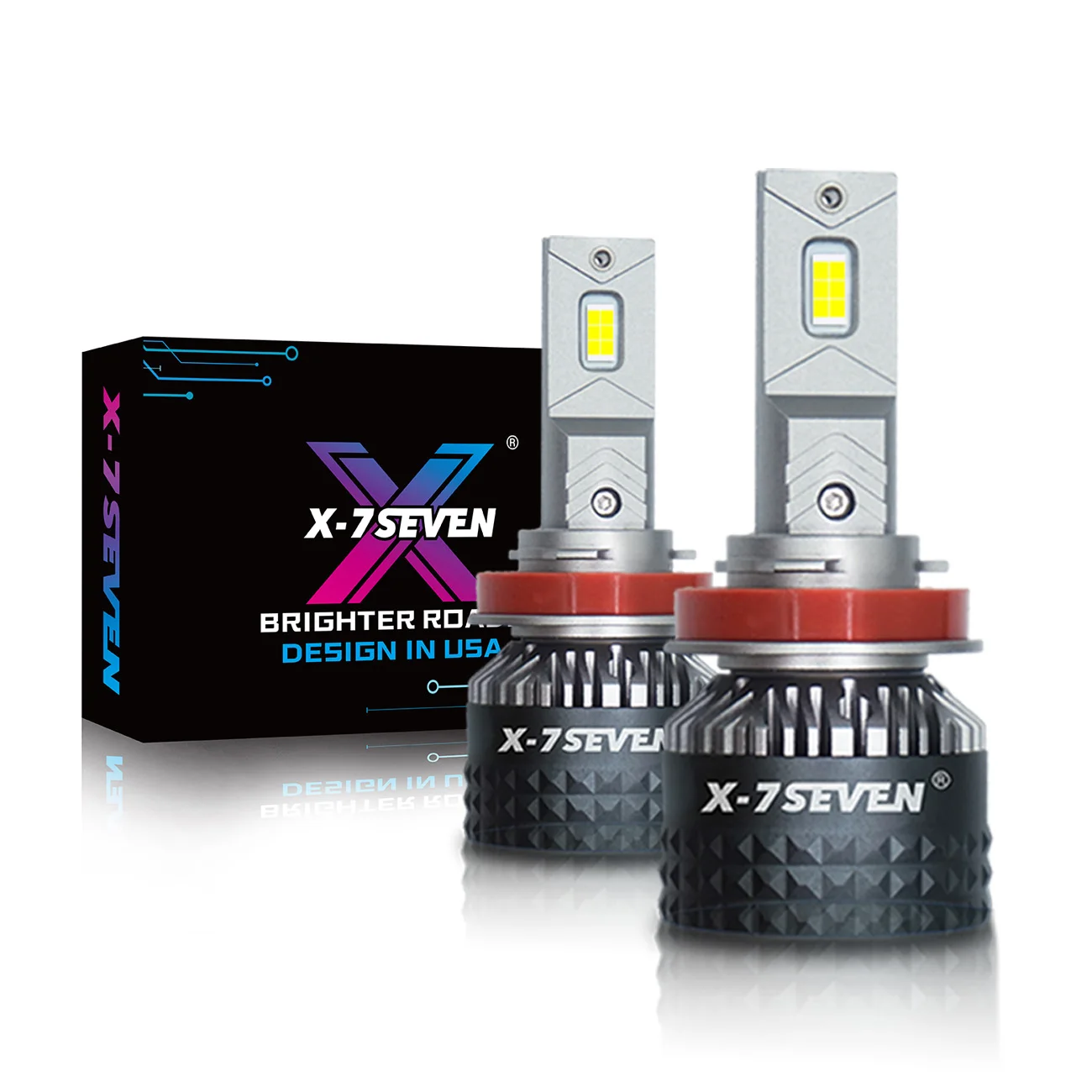 X-7SEVEN 2024 Улучшенная яркость XZEUP 170 Вт 6500K Комплект преобразования Faro Led H7 35000lm 12V для универсальных автомобилей