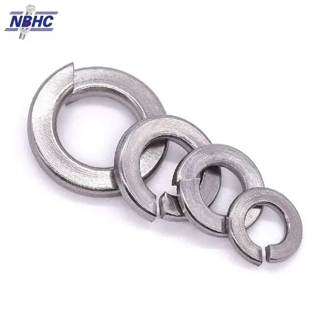 NBHC004WA DIN127 Spring Lock Washer Stainless steel 304 A2-70 spring helical split ring lock washer