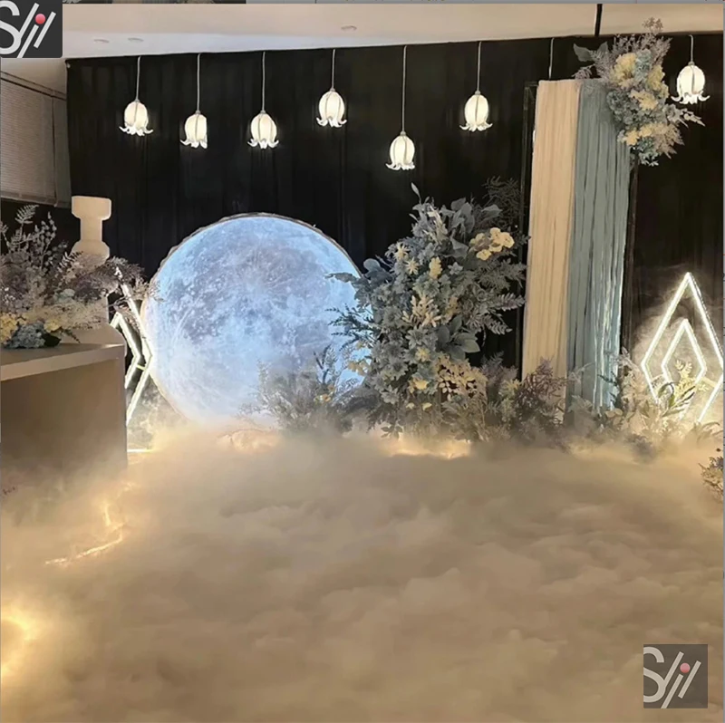 Stage effect equipment dmx 4000w three tube water fog machine for wedding party concert water low fog machine 4000W