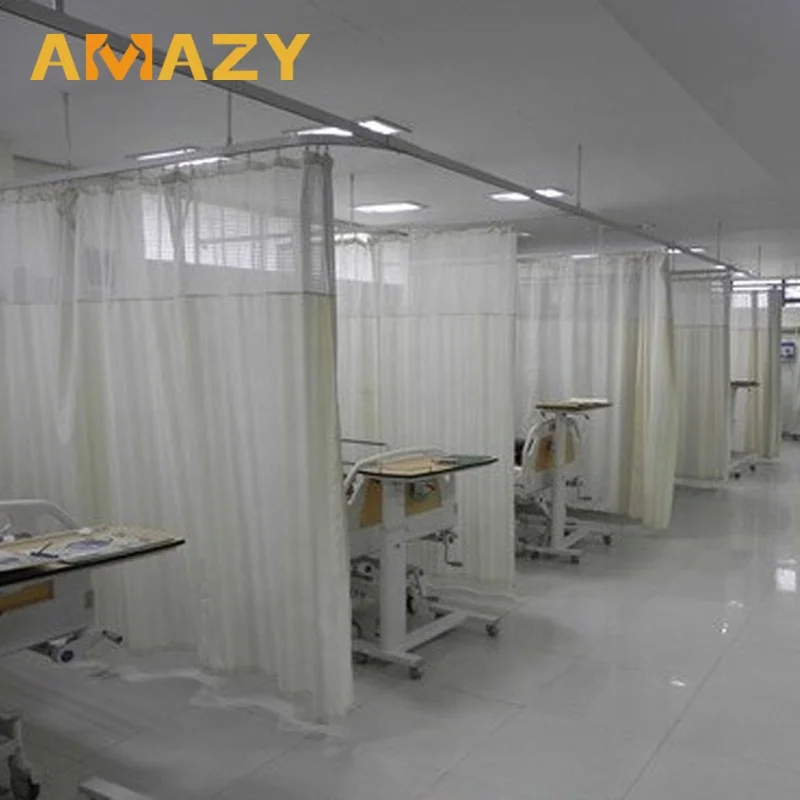 Factory Wholesale Modern Hospital Beds Curtain Rails And Tracks U Shape Medical Curtain Aluminum Rails