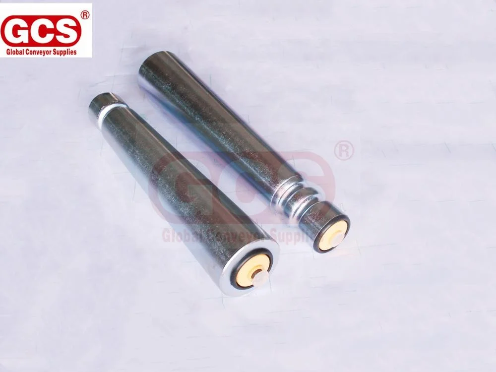 China GCS conveyor roller material handling equipment cone roller conical pressed groove roller idler