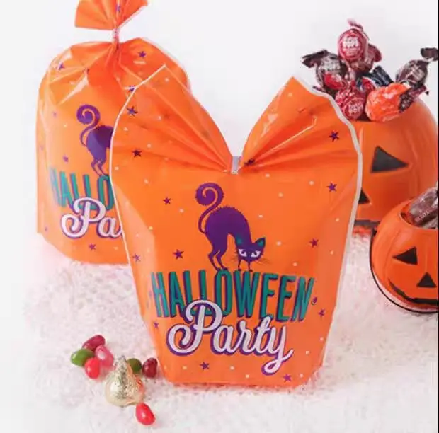 Halloween candy packaging bolsas de dulces para cumplea os giesta wth ribbon