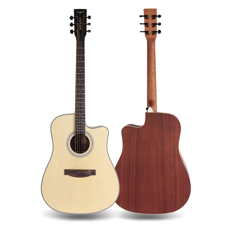 
Bullfighter D-4116 Spruce Affordable OEM Acoustic Guitar Solid Top 