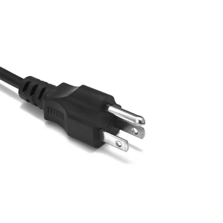 American 3 pin prong 1.2M Power Cord Cable Plug AC US Power Cords