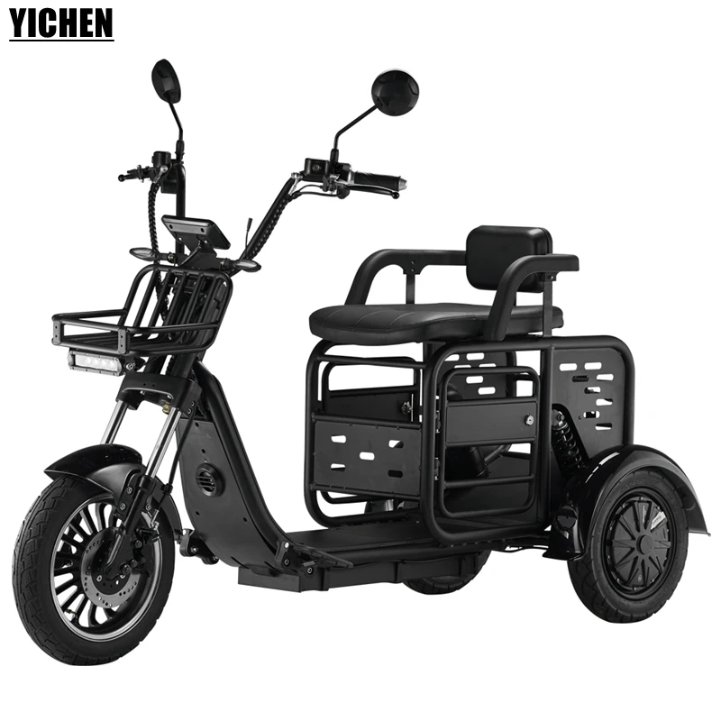 City Coco Electric 3 Roues 48V 28AH Removable Lithium Battery 3 Wheel Motorized Pet Mobility Bike Scooter 1000w