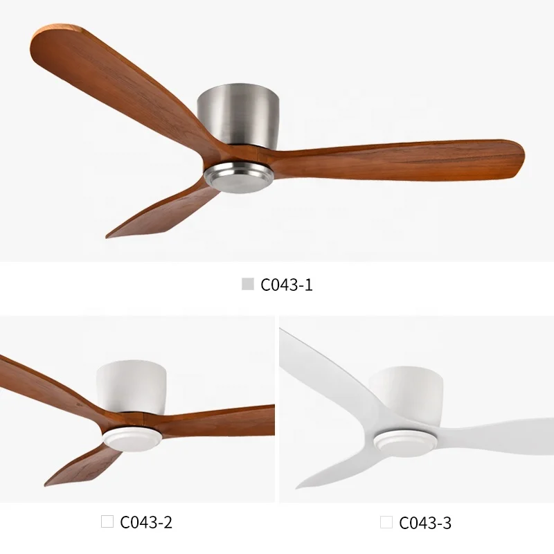 LED Ceiling Fans With Remote Modern Ceiling Indoor Fan Decorative Smart Remote Control  Wooden Ceiling Fans With Light