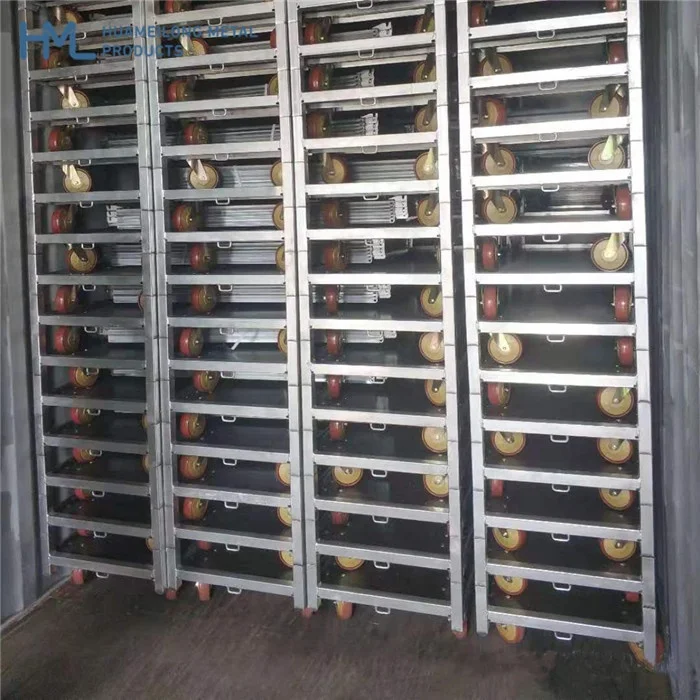 Multishelf greenhouse nursery danish flower transport cc trolly cc container