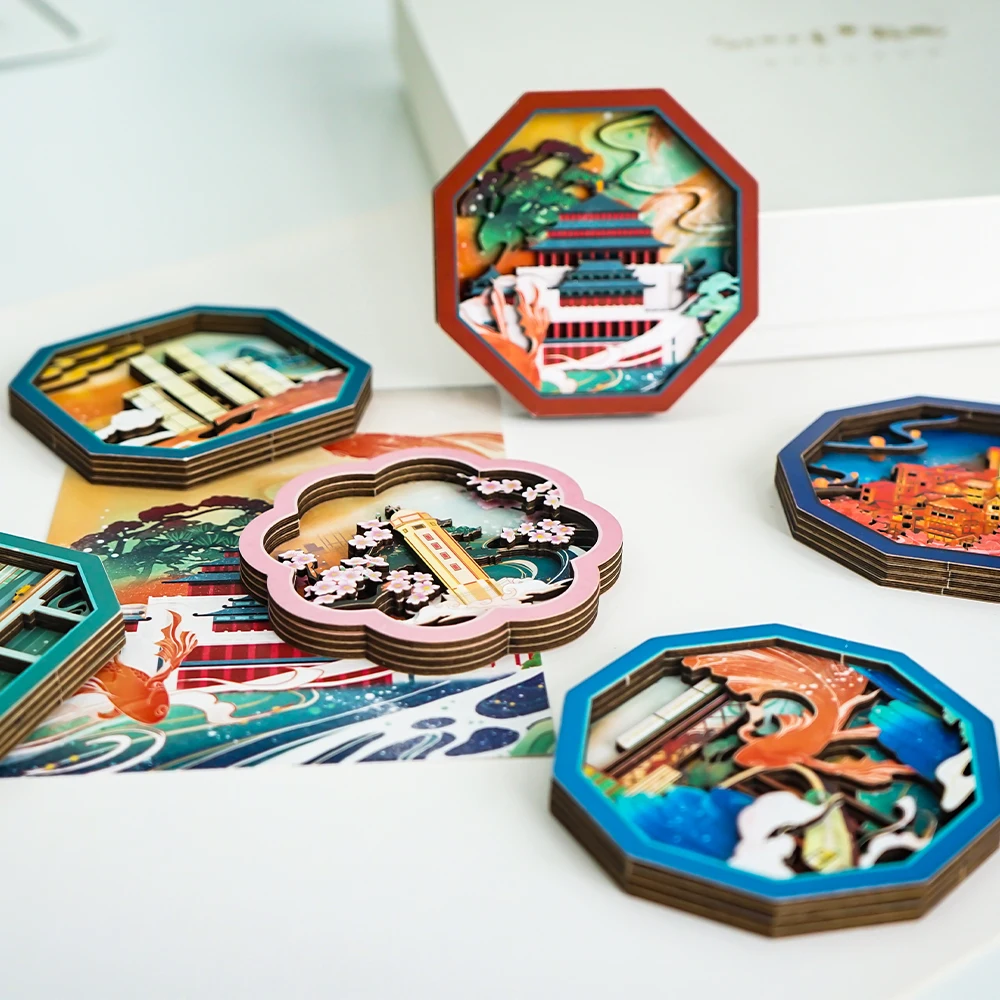 Sell Well New Type Wooden Fridge Magnet Customised Fridge Magnets For Fridge Souvenir