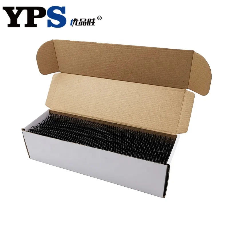 A4 B5 size High Quality Metal Spiral Binding Coil  Steel spiral coil  single Wire O of stationery box notebook binding (62443971154)