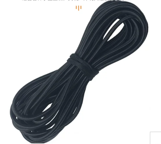 Drawstring Shoelaces for Clothing Backpack Bags for Home Textile Macrame Elastic Cord Stretch String Rope Band Waterproof 3mm