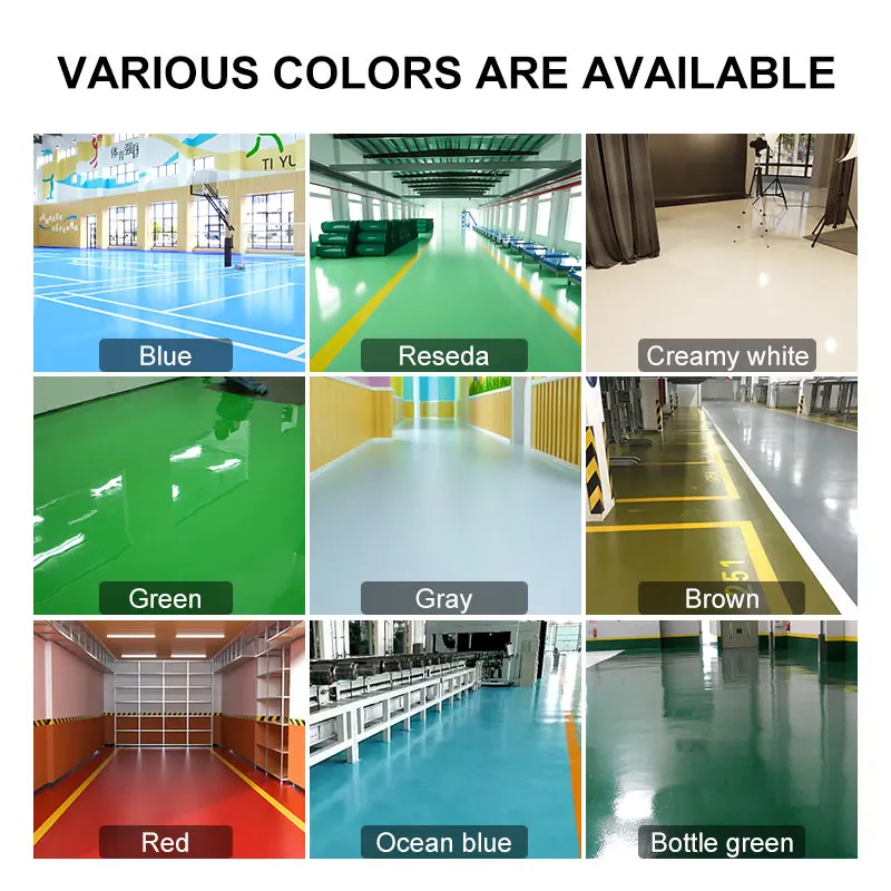 Professional Manufacturer Resin Garage Floor Paint Oil Resistant Garage Floor Paint Matte Garage Floor Paint
