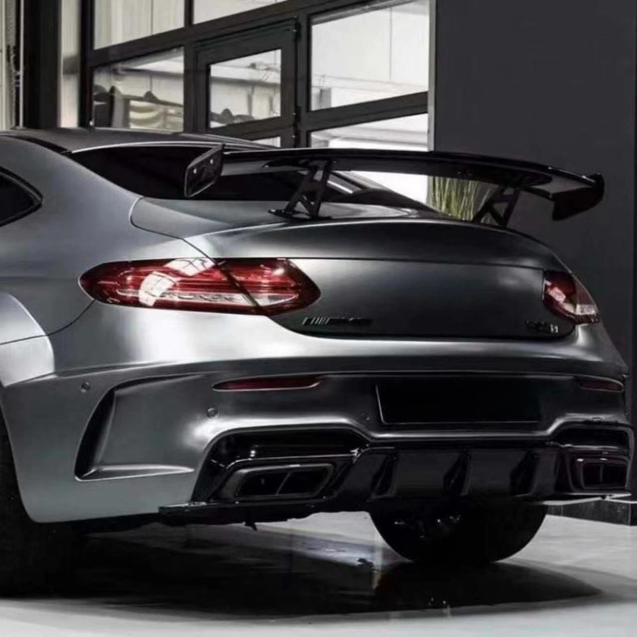 W205 C63/c class sedan /coupe PD style carbon/ FRP wide body kit for Mercedes 2015-on