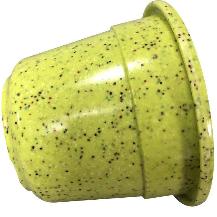 Bright red color Hydroponics plant pot 30% melamine for balcony