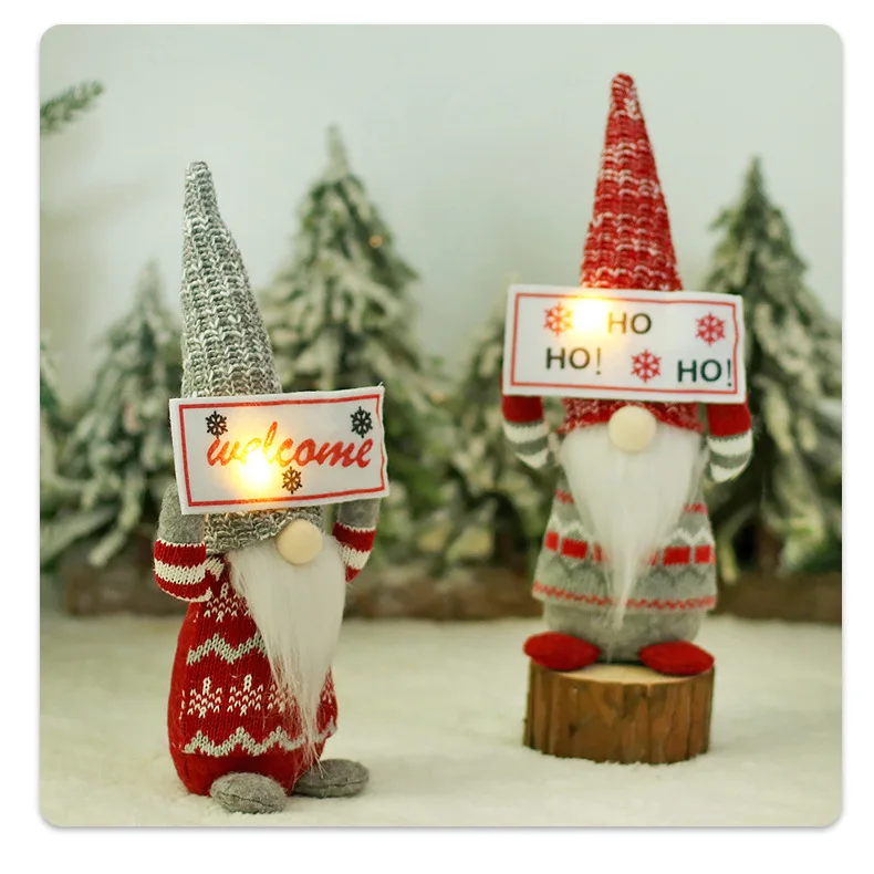 2024 New Arrivals Raise a sign Christmas Gnomes Ornament Other Christmas Decorations