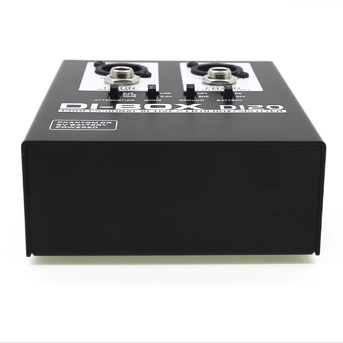 Guitar Active 2 Channel DI Box Active Signal Impedance Noise D120