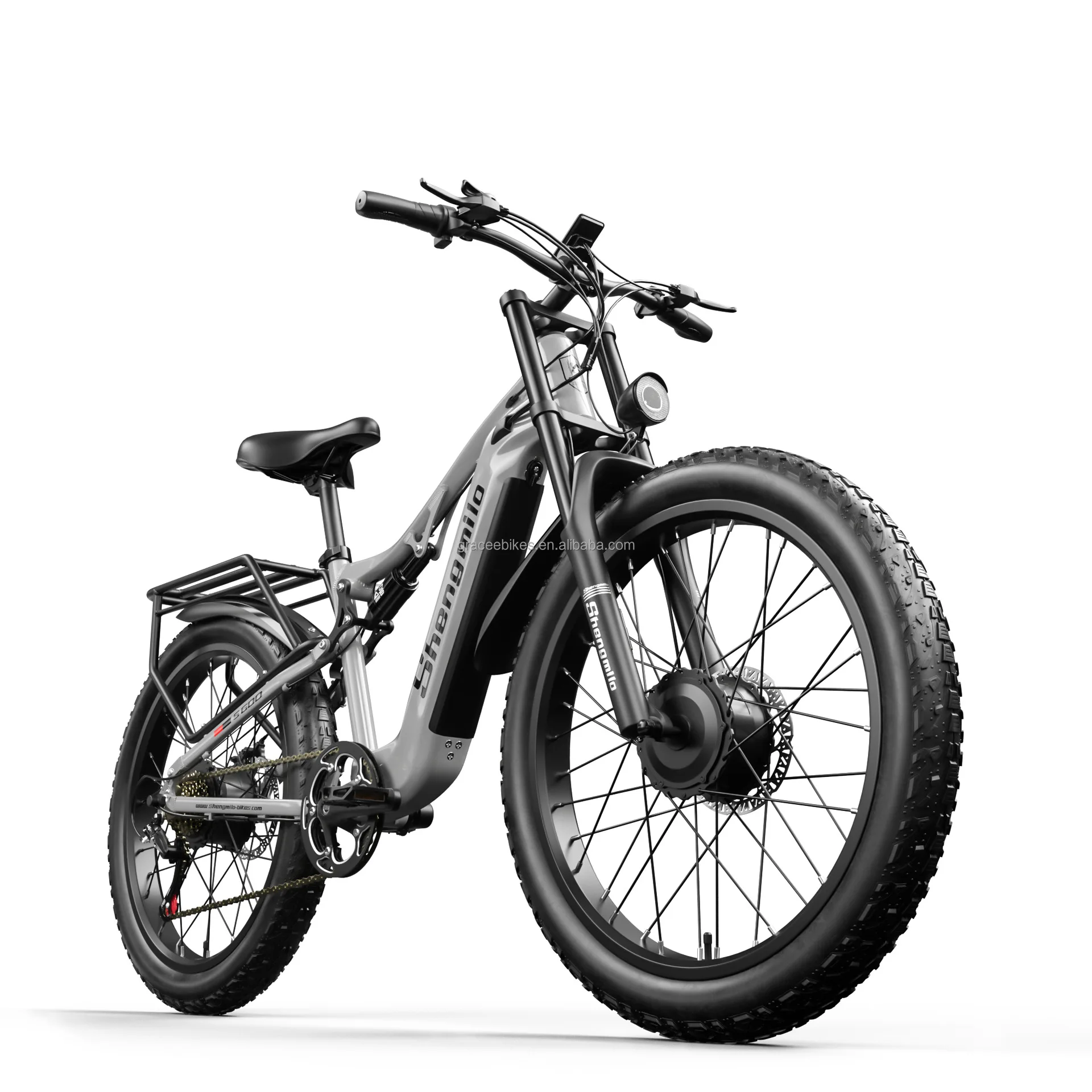 High quality 26 inch electric bicycle 48V 17.5Ah Shengmilo S600 electric bike 2000W dual motor e bike delivery from EU UK