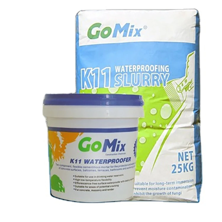 Strong Bonding Good Water Resistant K11 Polymer Cement Waterproof Coating for Wall and Floor