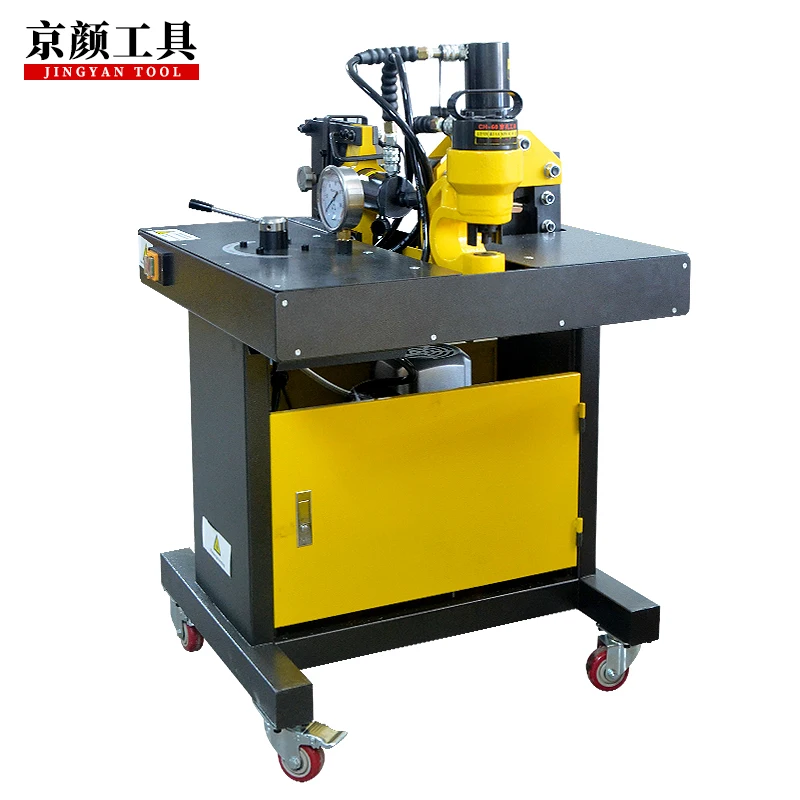 Support Customization DHY-150 three in one Multifunctional copper busbar punching bending cutting Processing Machine 150mm*10mm