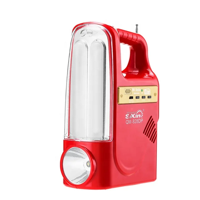 Многофункциональный перезаряжаемый светодиодный Солнечный Аварийный свет с FM-радио Power bank для работы транспортного средства