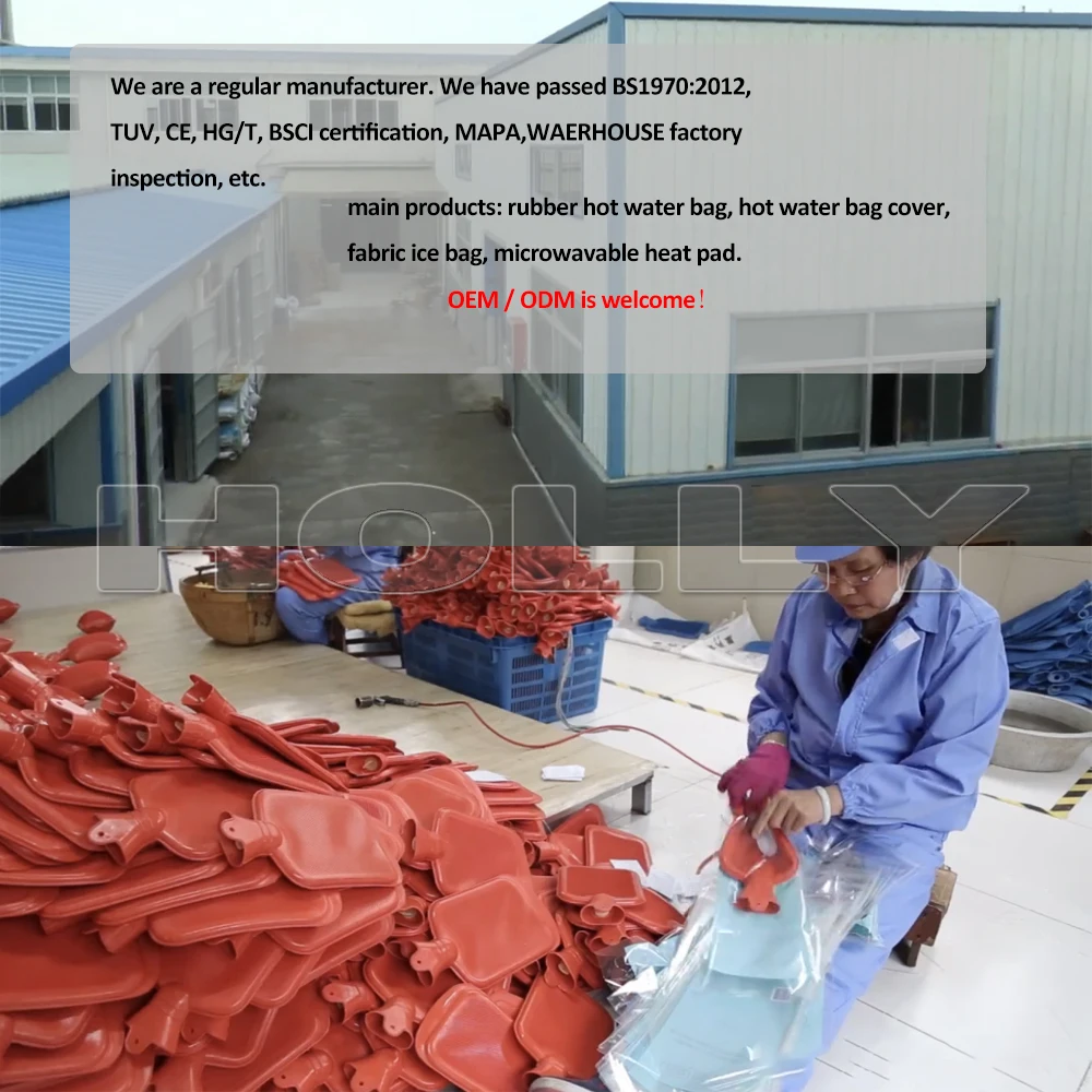 2l colorful medical china rubber customized hot water bag bottle