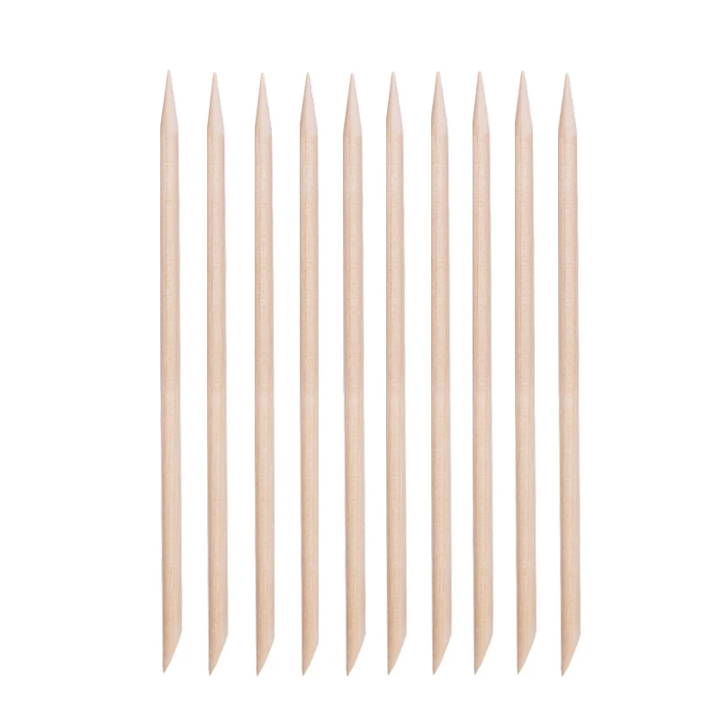 O.R.I brand 100pcs/pack nail art manicure pedicure tool orange wooden stick cuticle pusher