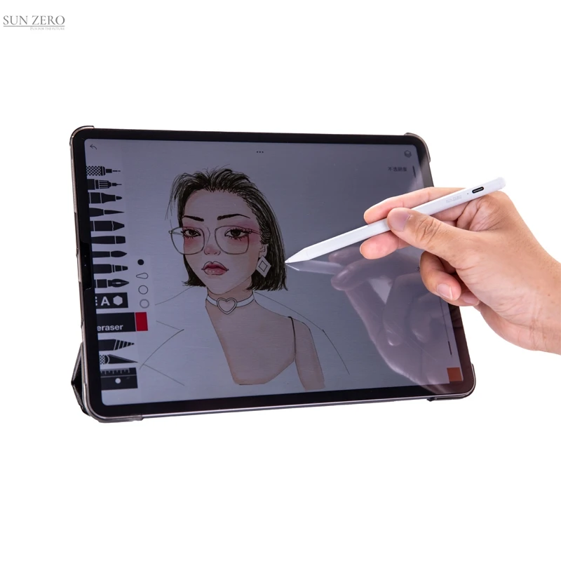 
SUN ZERO Easy to Use Plam Rejection capacitance resistance accurate touch screen stylus pen stable tablet with pen stylus 