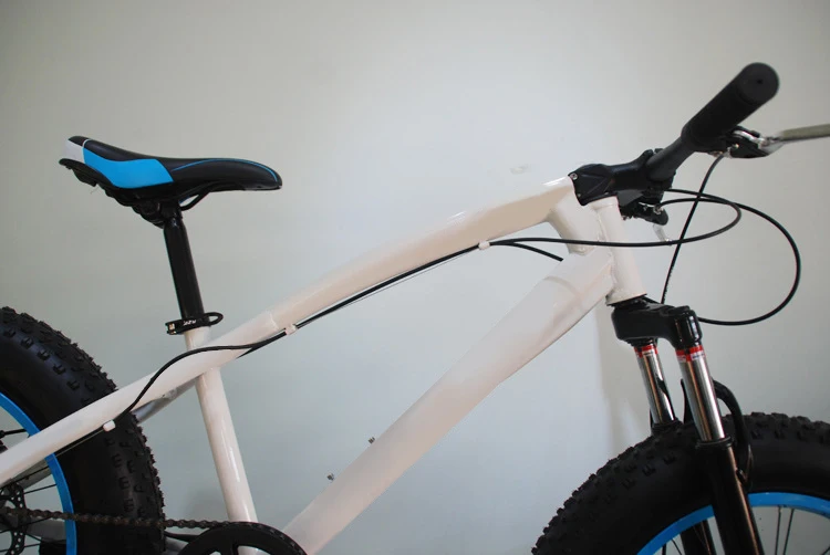 Kids mountain bike with pedal China factory 2022 4.0 aluminum alloy spoke wheel carbon steel frame fat tire snow bike