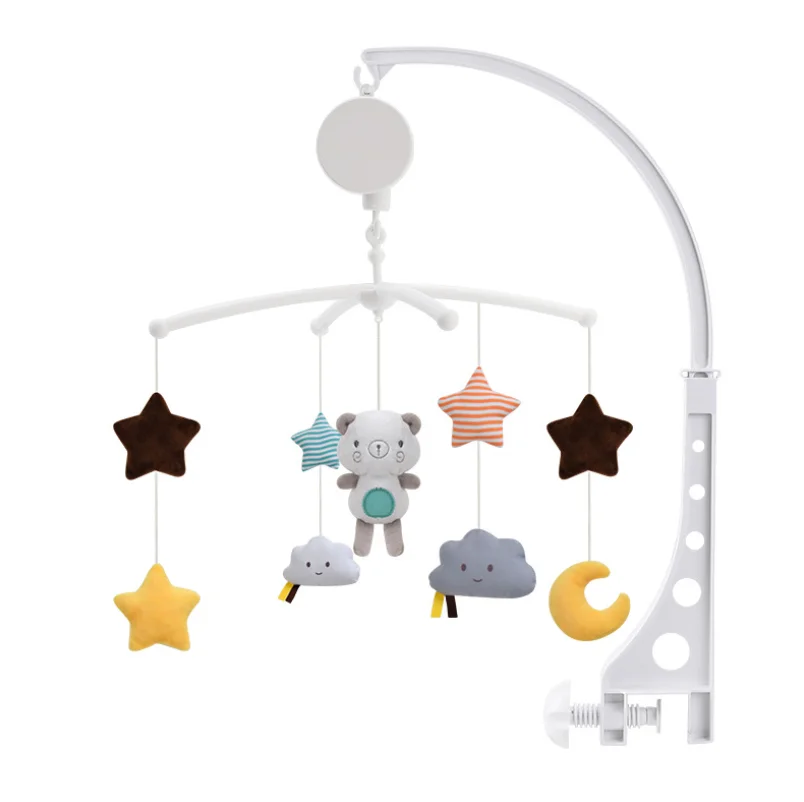 
New Baby Crib Mobiles Rattles Music Educational Toys Bed Bell Carousel for Cots Infant Baby Toys 0-12 Months for Newborns 